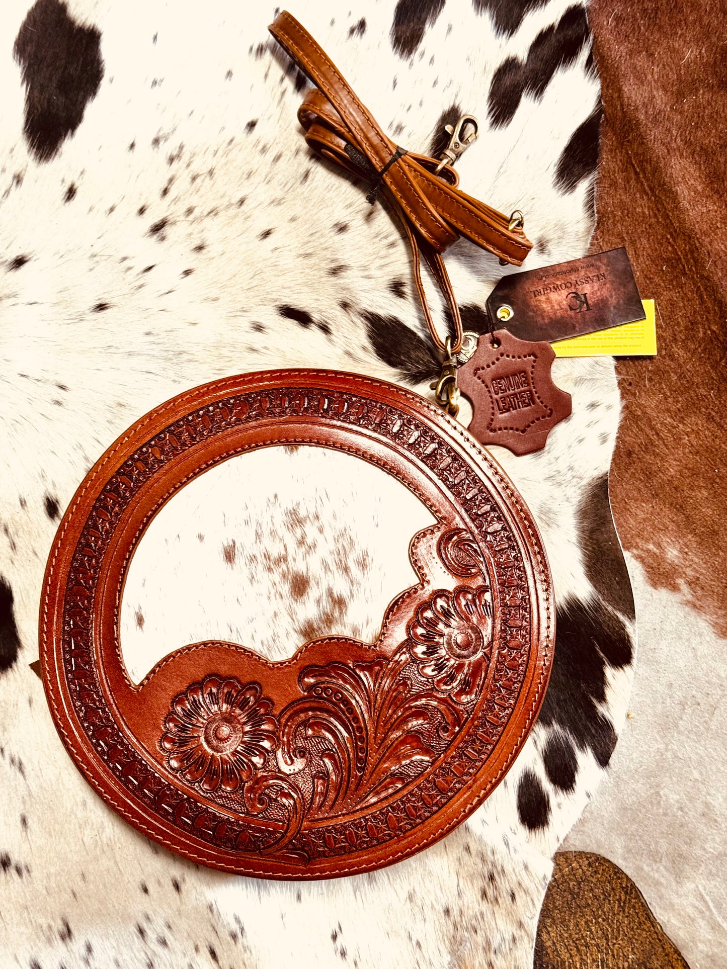 Klassy Cowgirl Round Bag
