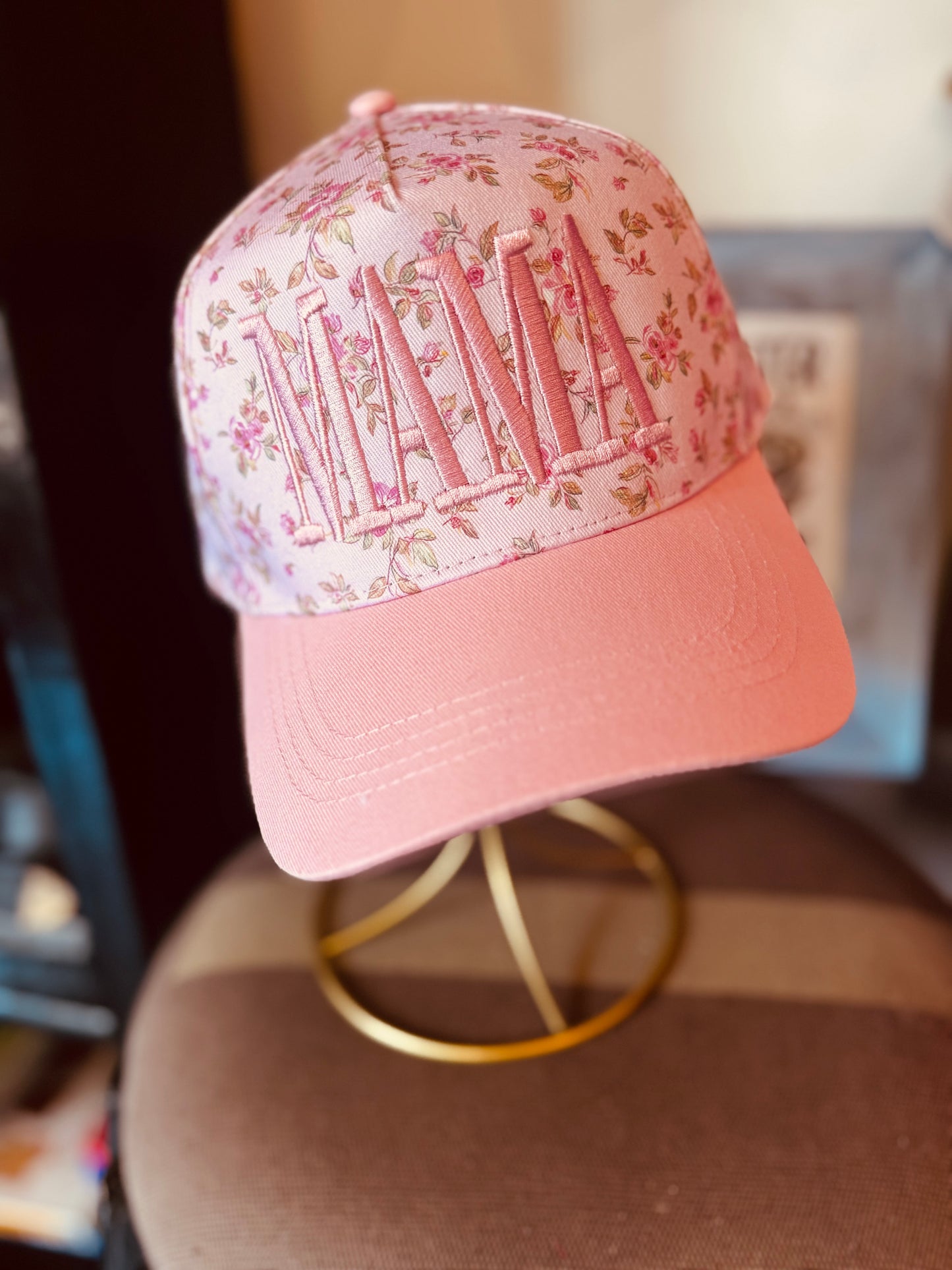 Floral MAMA Hat
