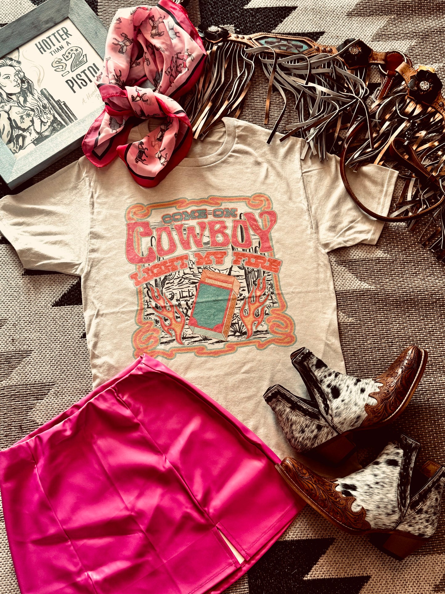 Cowboy Light My Fire Tee