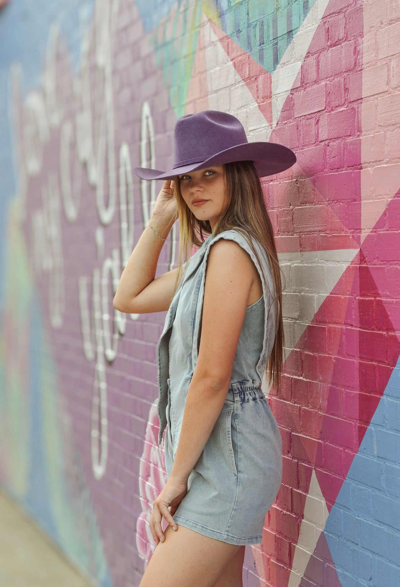Baby Denim Blazer Style Romper