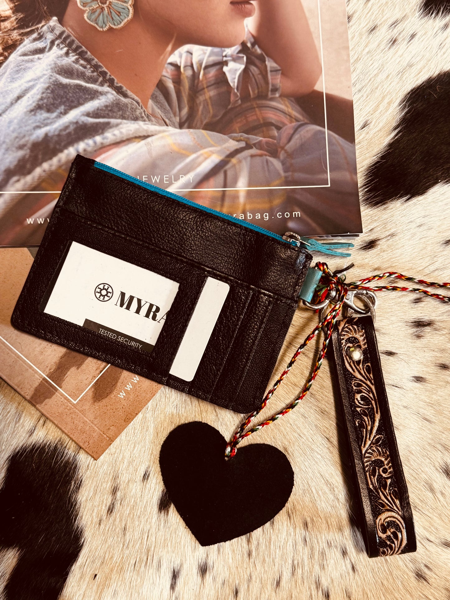 Myra Pride of Prickly Pears Card Holder Keychain