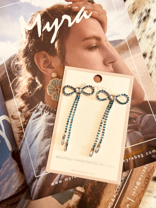Myra Starlight Lasso Turquoise Earrings