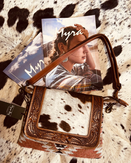 Myra Flap Closure Crossbody Bag