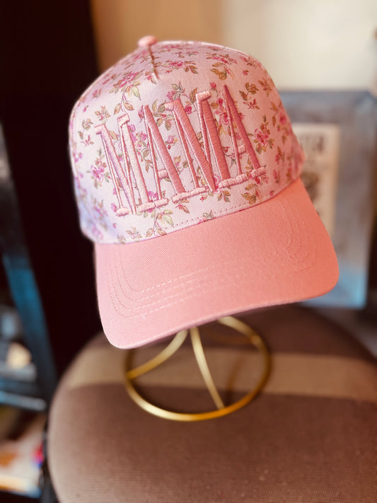 Floral MAMA Hat