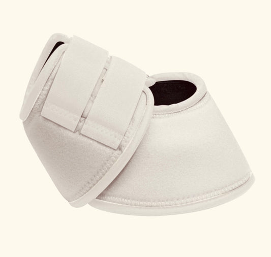 Showman No Turn Neoprene Bell Boots with Double Velcro Closure