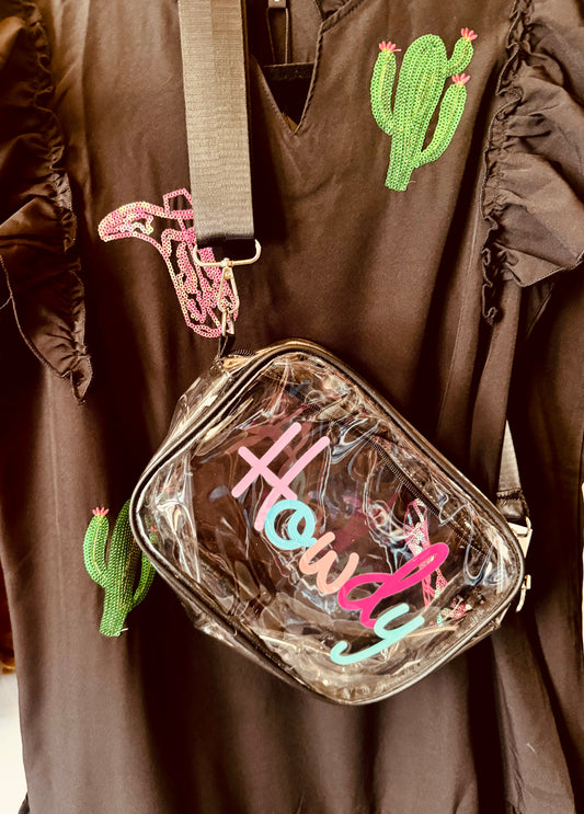 Howdy Clear Stadium Bag