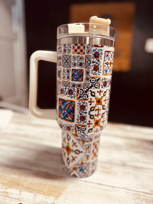 Western Boho 40oz Tumbler