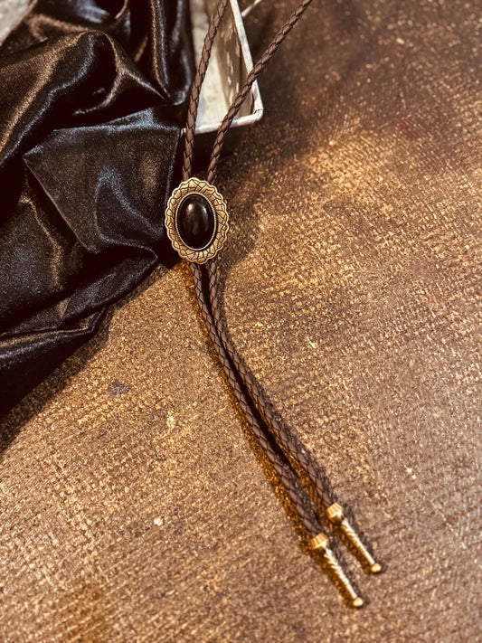 Too Dark to Ride Bolo Tie