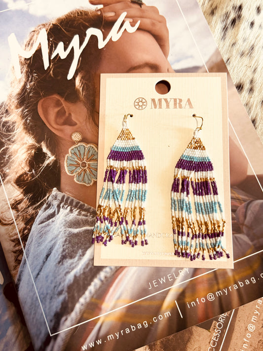 Myra Nanna’s Skirt Beaded Earrings