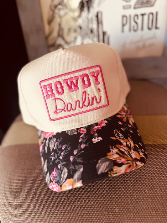 Howdy Darlin Floral Hat