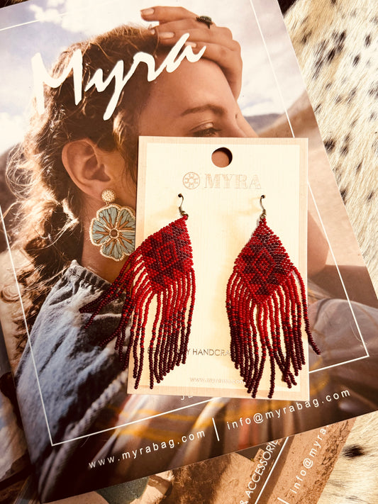 Myra Draping Joy Beaded Earrings