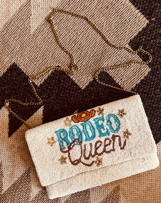 Rodeo Queen Beaded Crossbody Bag